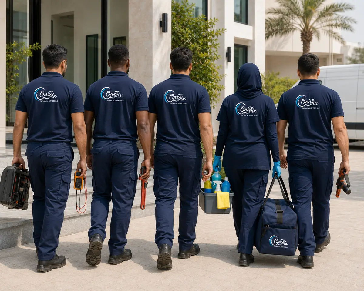 Professional Onesfix property-maintenance team serving Dubai and Sharjah